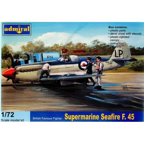 Admiral 1/72 Seafire Mk.45 Plastic Model Kit [ADM7209]