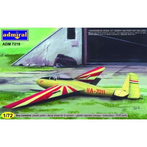 Admiral 1/72 Letov LF-107 Lunak International Plastic Model Kit [ADM7219]