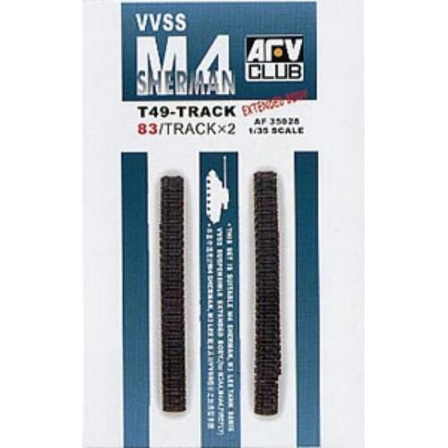 AFV Club 1/35 M4A4 VVSS T49 Track For M4 (83 Links Type, Conversion Kit) [AF35028]