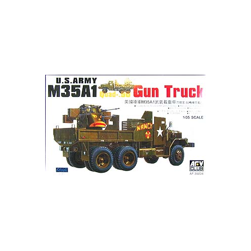 AFV Club 1/35 M35A1 Gun Truck (Vietnam War) Plastic Model Kit [AF35034]