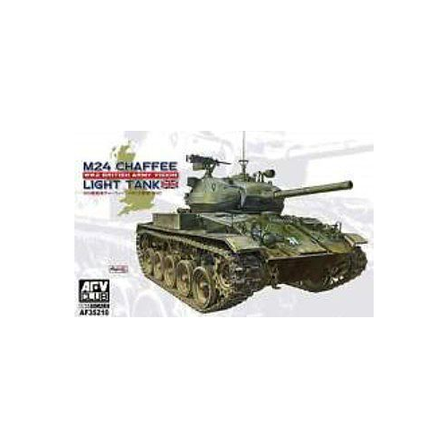 AFV Club 1/35 M24 Chaffee Light Tank WWII British Army Plastic Model Kit [AF35210]