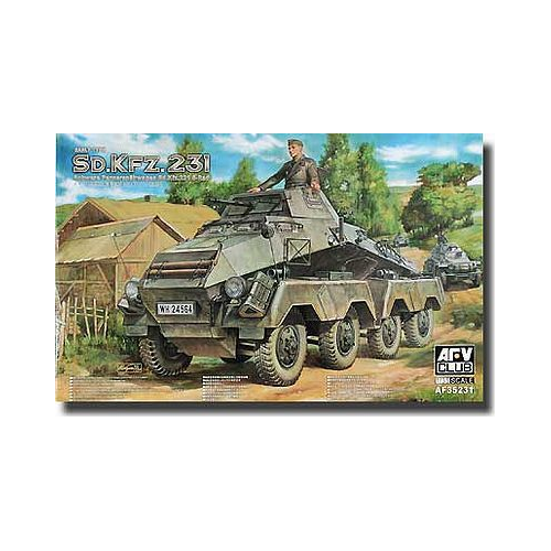 AFV Club 1/35 German Sd.Kfz. 231 Schwerer Panzerspähwagen Plastic Model Kit [AF35231]