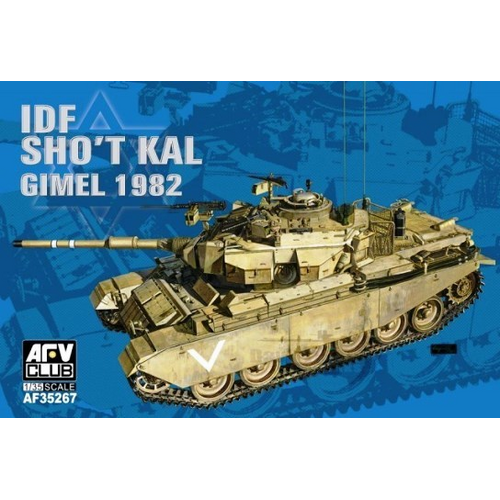 AFV Club 1/35 IDF Sho't Kal Gimel 1982 w/Reactive Armour Plastic Model Kit [AF35267]