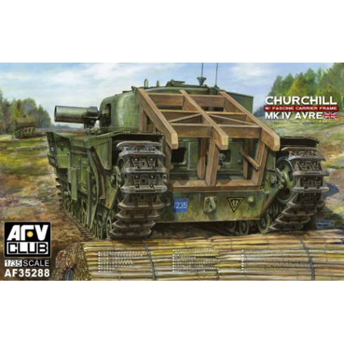 AFV Club 1/35 Churchill Mk.IV Avre w/ Fascine Carrier Plastic Model Kit [AF35288]