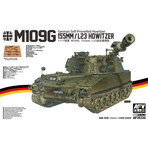 AFV Club M109G 155mm/L23 Self-Propelled Howitzer Plastic Model Kit [AF35330]