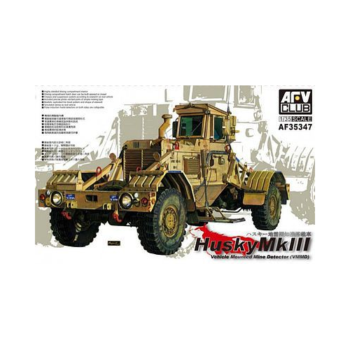 AFV Club 1/35 Husky Vehicle Mounted Mine Detector Mk III Plastic Model Kit [AF35347]