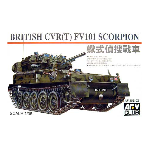 AFV Club 1/35 FV101 Scorpion Plastic Model Kit [AF35S02]