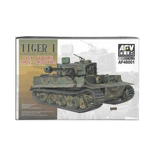 AFV Club 1/48 German Tiger I Final Version Plastic Model Kit [AF48001]