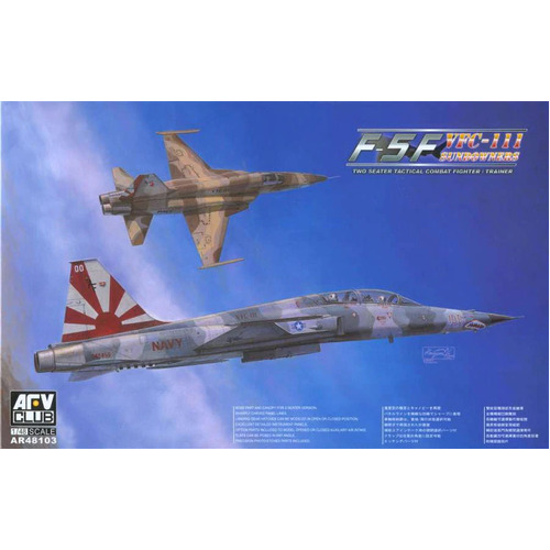 AFV Club 1/48 F-5F Tiger II (Shark Nose) Plastic Model Kit [AF48103]