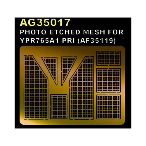 AFV Club 1/35 Photo Etched Mesh For YPR765A1 PRI Plastic Model Kit [AG35017]