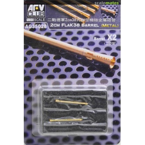 AFV Club 1/35 2cm Flak38 Barrel (Metal) Plastic Model Kit [AG35028]