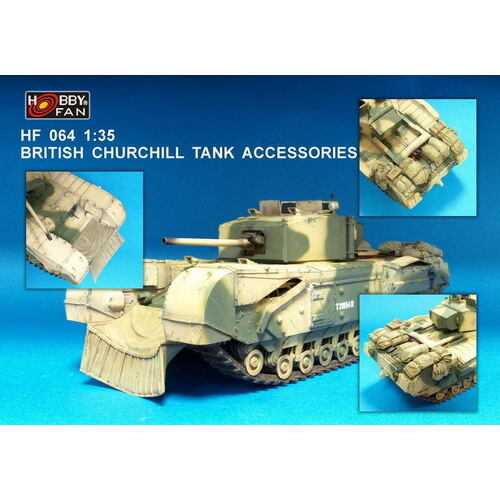 AFV Club British Churchill Tank Accessories (I) Plastic Model Kit [HF064]