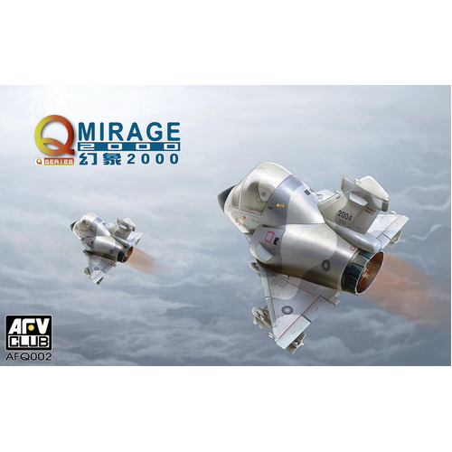 AFV Club Egg Q-Series Mirage 2000 Plastic Model Kit [AFQ002]