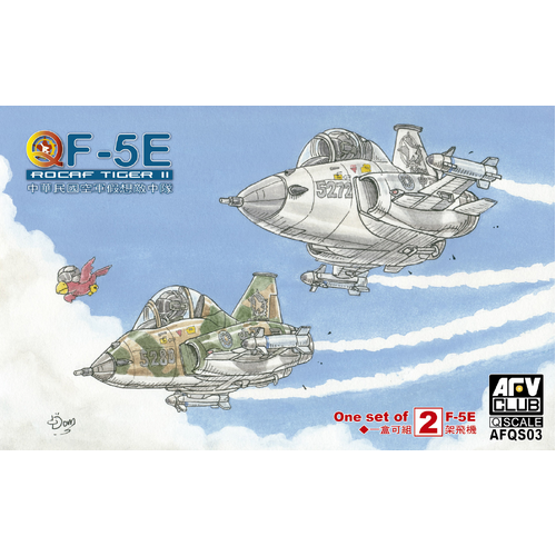 AFV Club Egg F-5E ROCAF Tiger II Plastic Model Kit [AFQS03]