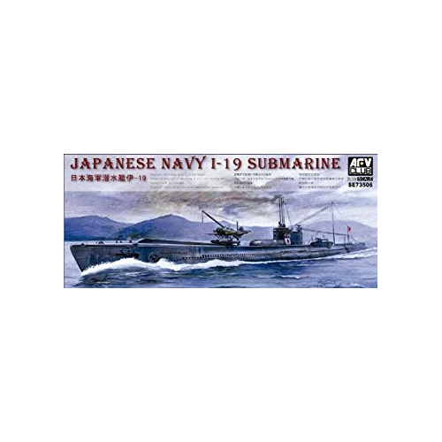 AFV Club 1/350 Japanese Navy I-19 Submarine Plastic Model Kit [SE73506]