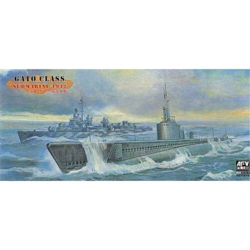 AFV Club 1/350 Gato Class Submarine 1942 Plastic Model Kit [SE73510]