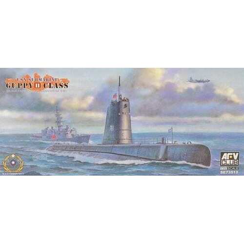 AFV Club 1/350 USN Guppy II Class Submarine Plastic Model Kit [SE73513]