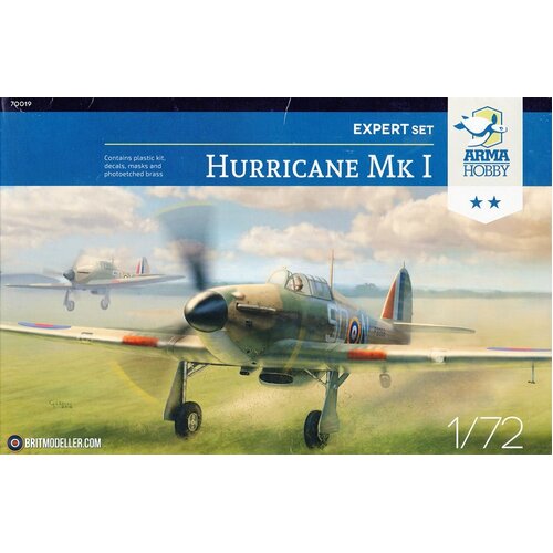 Arma Hobby 1/72 Hurricane Mk I Expert Set Plastic Model Kit [70019]