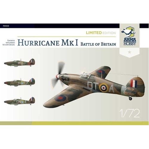 Arma Hobby 1/72 Hurricane Mk I Battle of Britain Limited Edition Plastic Model Kit [70023]