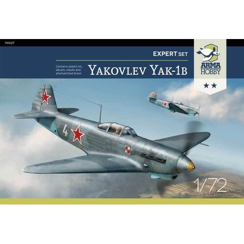 Arma Hobby 1/72 Yakovlev Yak-1b Expert Set Plastic Model Kit [70027]