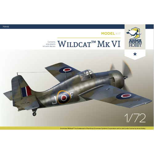 Arma Hobby 1/72 Wildcat Mk VI Plastic Model Kit [70032]