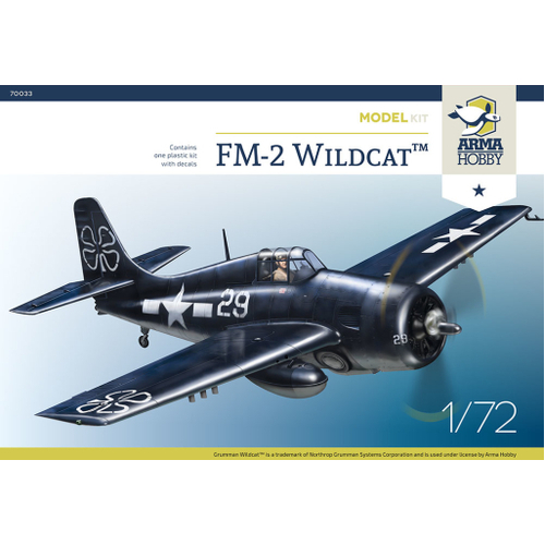 Arma Hobby 1/72 FM-2 Wildcat Plastic Model Kit [70033]