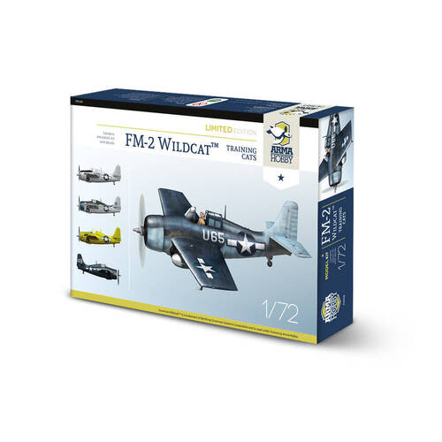 Arma Hobby 1/72 FM-2 Wildcat "Training Cats" Limited Edition Plastic Model Kit [70034]