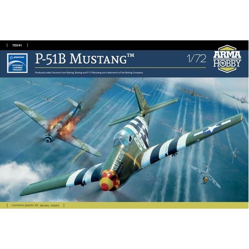 Arma Hobby 1/72 P-51B Mustang Plastic Model Kit [70041]