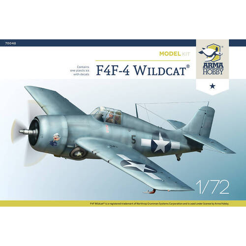 Arma Hobby 1/72 F4F-4 Wildcat® Model Kit Plastic Model Kit [70048]