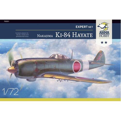 Arma Hobby 1/72 Nakajima Ki-84 Hayate Expert Set Plastic Model Kit [70051]