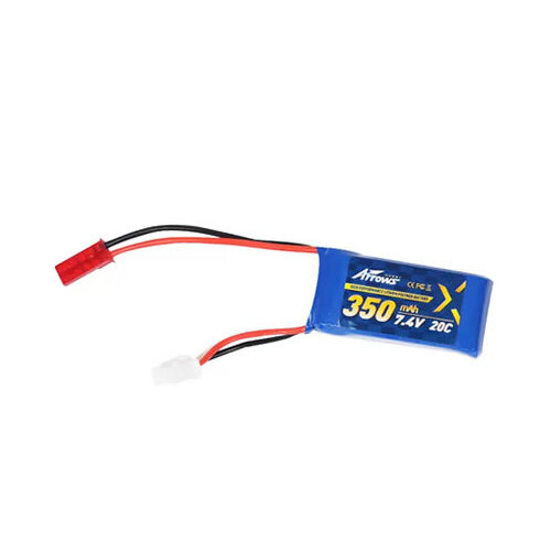 Arrows Hobby 7.4V 350mah 20C Pioneer Battery (JST plug)