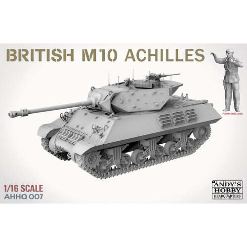 Andy's Hobby HQ 1/16 British Achilles M10 IIc Tank Destroyer Plastic Model Kit