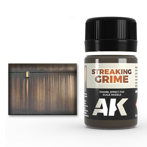 AK Interactive Weathering: Streaking Grime General 35ml Enamel Paint