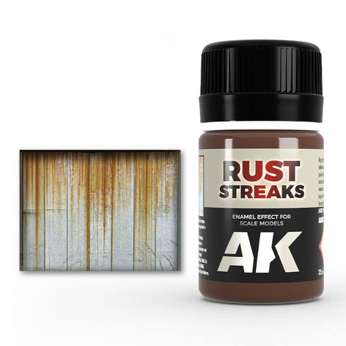 AK Interactive Weathering: Rust Streaks 35ml Enamel Paint