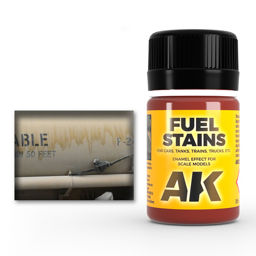 AK Interactive Weathering: Fuel Stains 35ml Enamel Paint