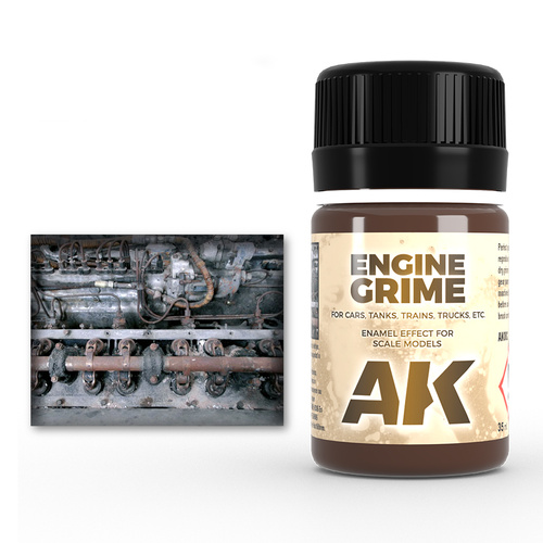 AK Interactive Weathering: Engine Grime 35ml Enamel Paint