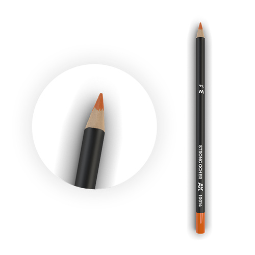 AK Interactive Weathering: Strong Ocher Watercolour Pencil