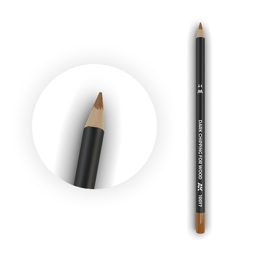 AK Interactive Weathering: Dark Chipping For Wood Watercolour Pencil