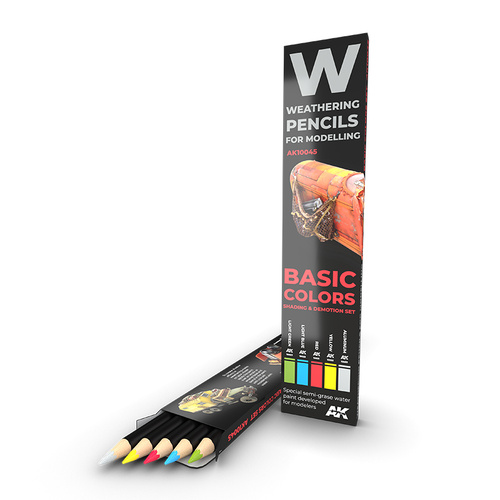 AK Interactive Weathering: Basics Watercolour Pencil Set