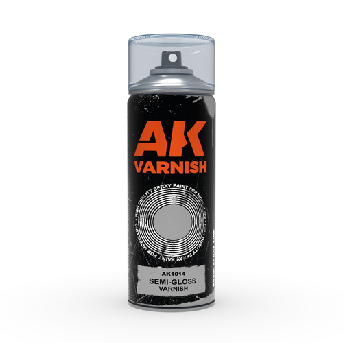 AK Interactive Semi-Gloss varnish - Spray Paint 400ml