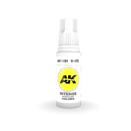 AK Interactive White Intense Acrylic Paint 17ml 3rd Generation