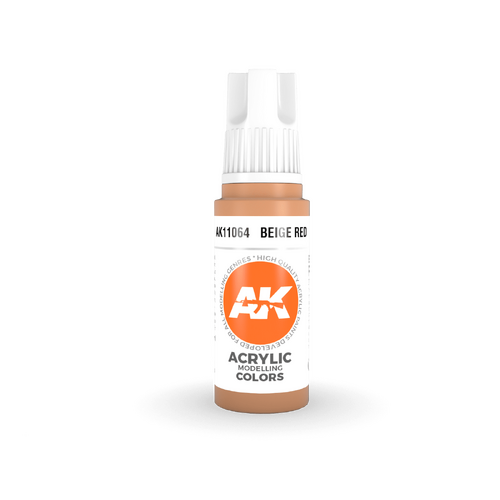 AK Interactive Beige Red Acrylic Paint 17ml 3rd Generation