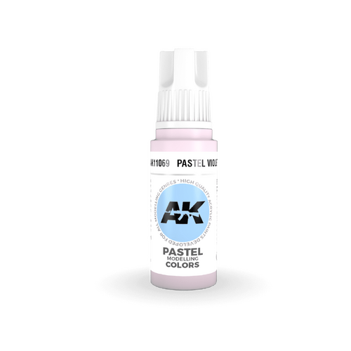 AK Interactive Pastel Violet Acrylic Paint 17ml 3rd Generation