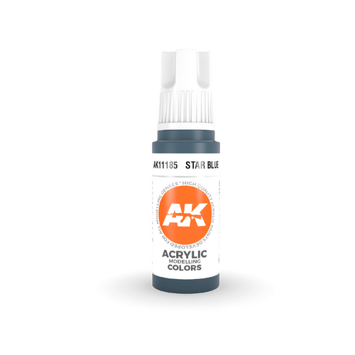 AK Interactive Star Blue Acrylic Paint 17ml 3rd Generation