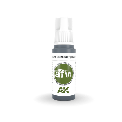 AK Interactive AFV Series: Ocean Gray (FS35164) Acrylic Paint 17ml 3rd Generation