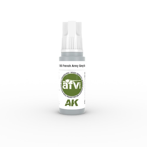 AK Interactive AFV Series: French Army Grey-Blue Acrylic Paint 17ml 3rd Generation