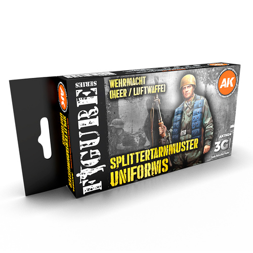 AK Interactive Figure Series: Splittermuster Uniform Acrylic Paint Set 3rd Generation