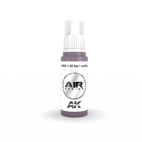 AK Interactive Air Series: WWI German Mauve Acrylic Paint 17ml 3rd Generation