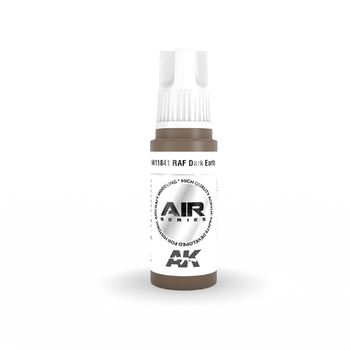 AK Interactive Air Series: RAF Dark Earth Acrylic Paint 17ml 3rd Generation