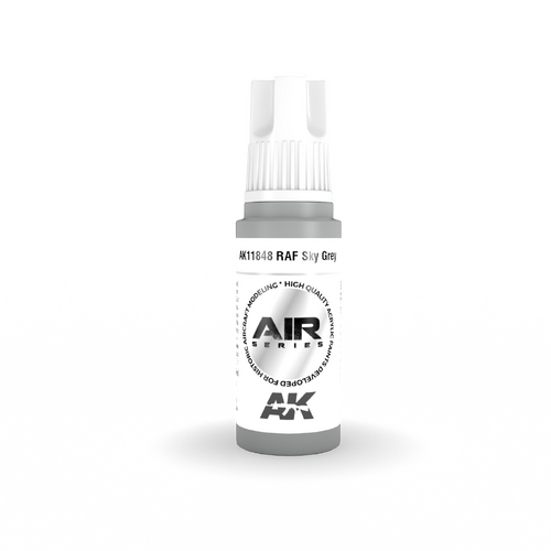 AK Interactive Air Series: RAF Sky Grey Acrylic Paint 17ml 3rd Generation